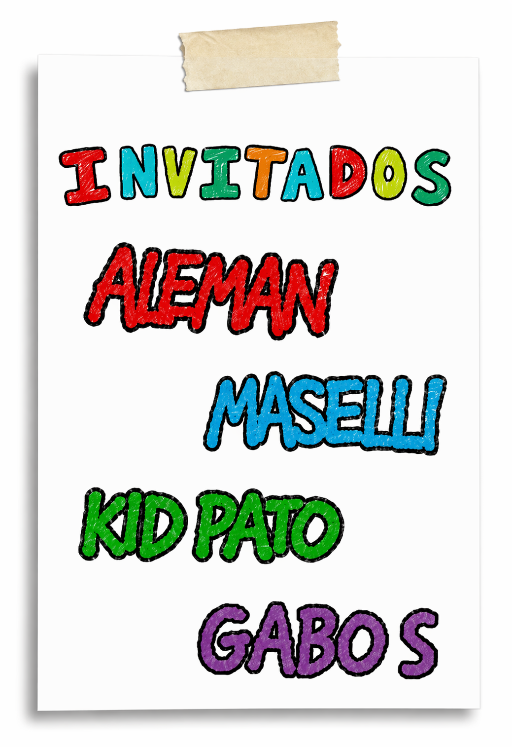 Cartel invitados
